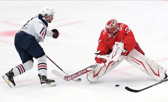 Хоккей. КХЛ. Матч "Спартак" - "Металлург"