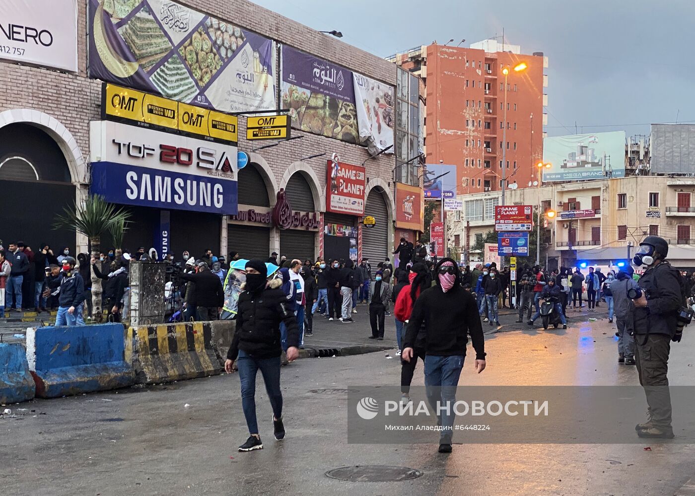 Протесты в Триполи