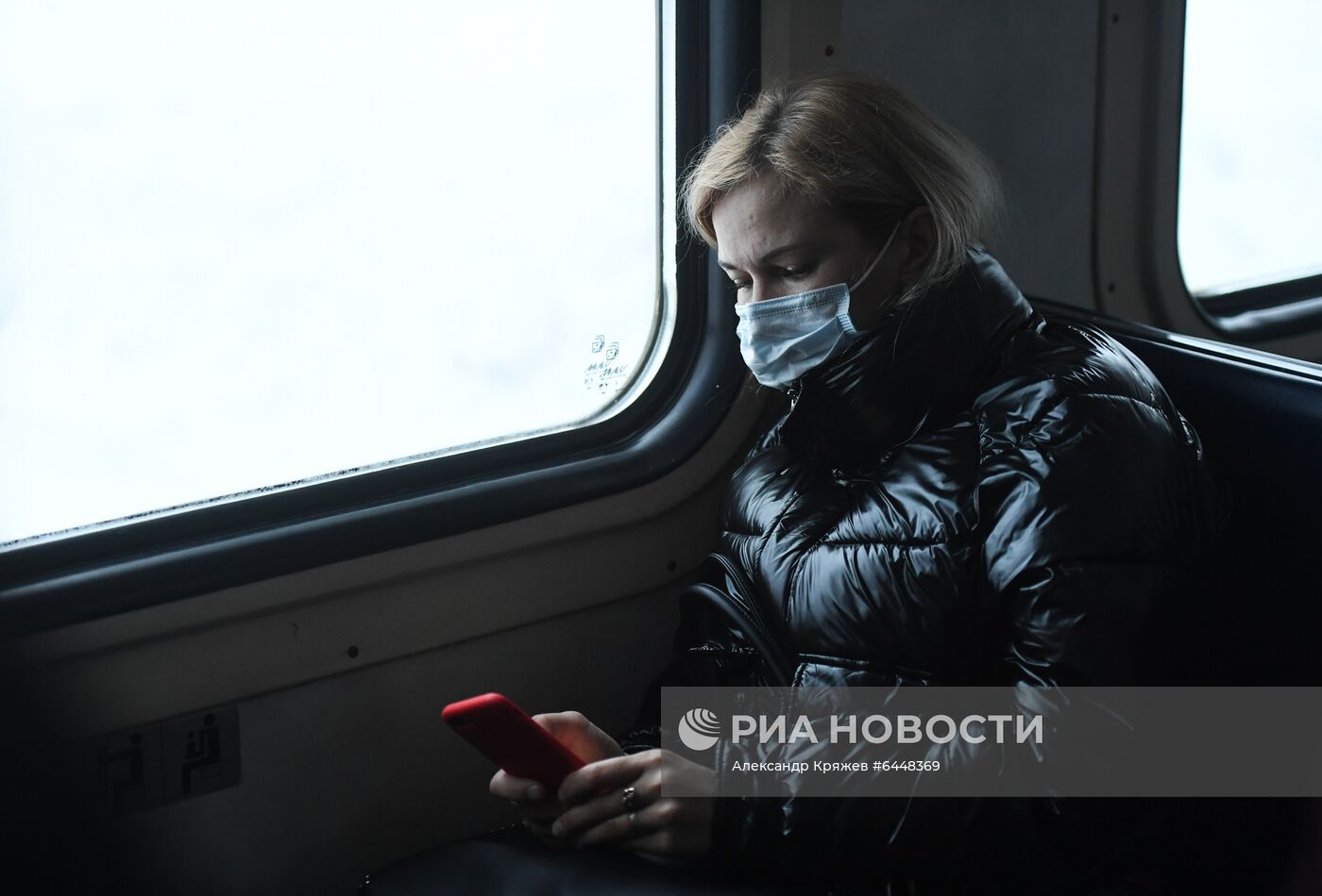 Рейд по соблюдению масочного режима в электричках Новосибирска