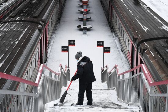 Рейд по соблюдению масочного режима в электричках Новосибирска
