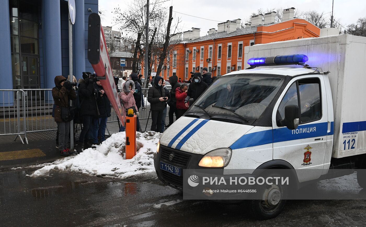 Избрание меры пресечения сторонникам А. Навального