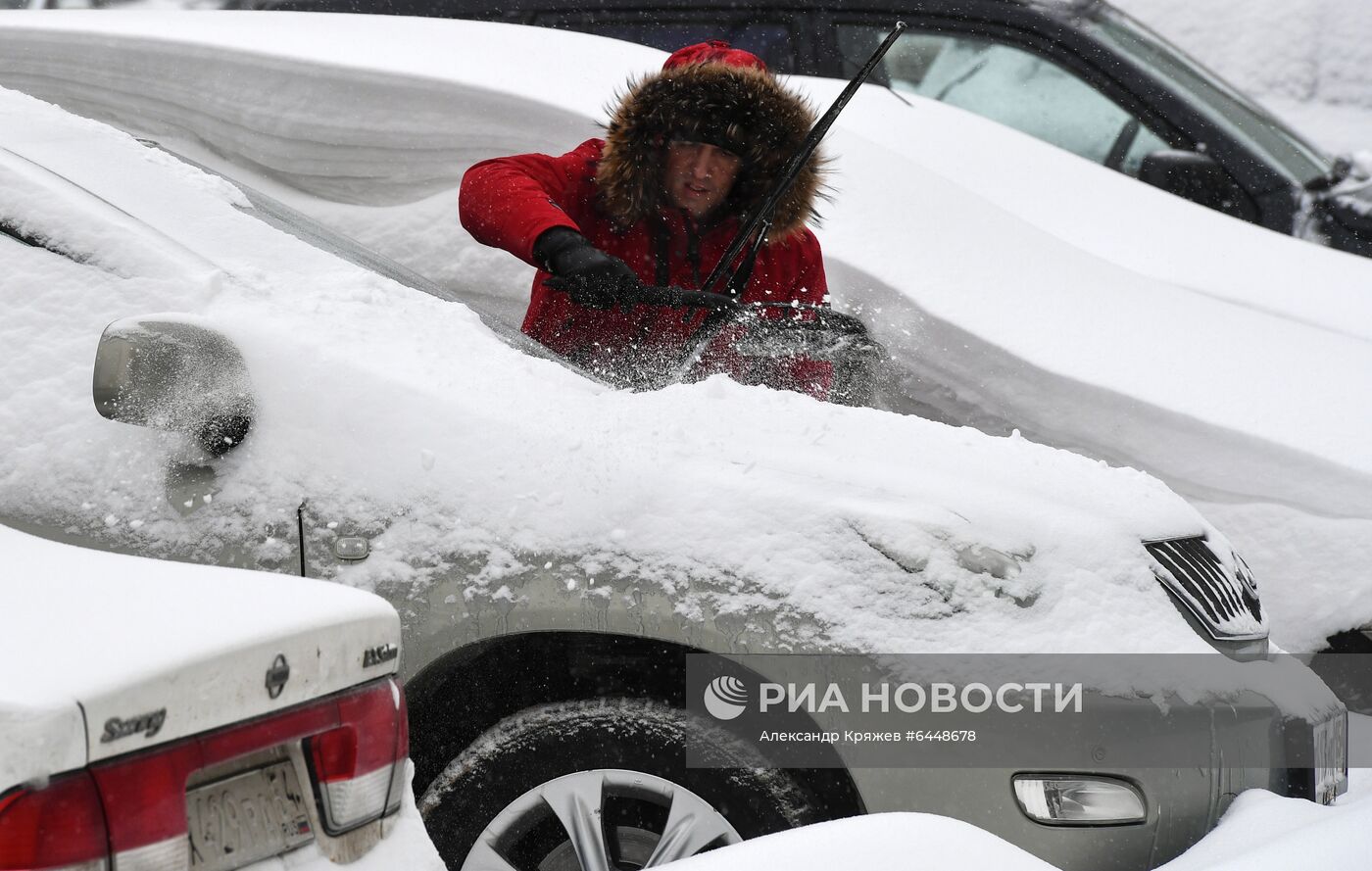 Снег в Новосибирске