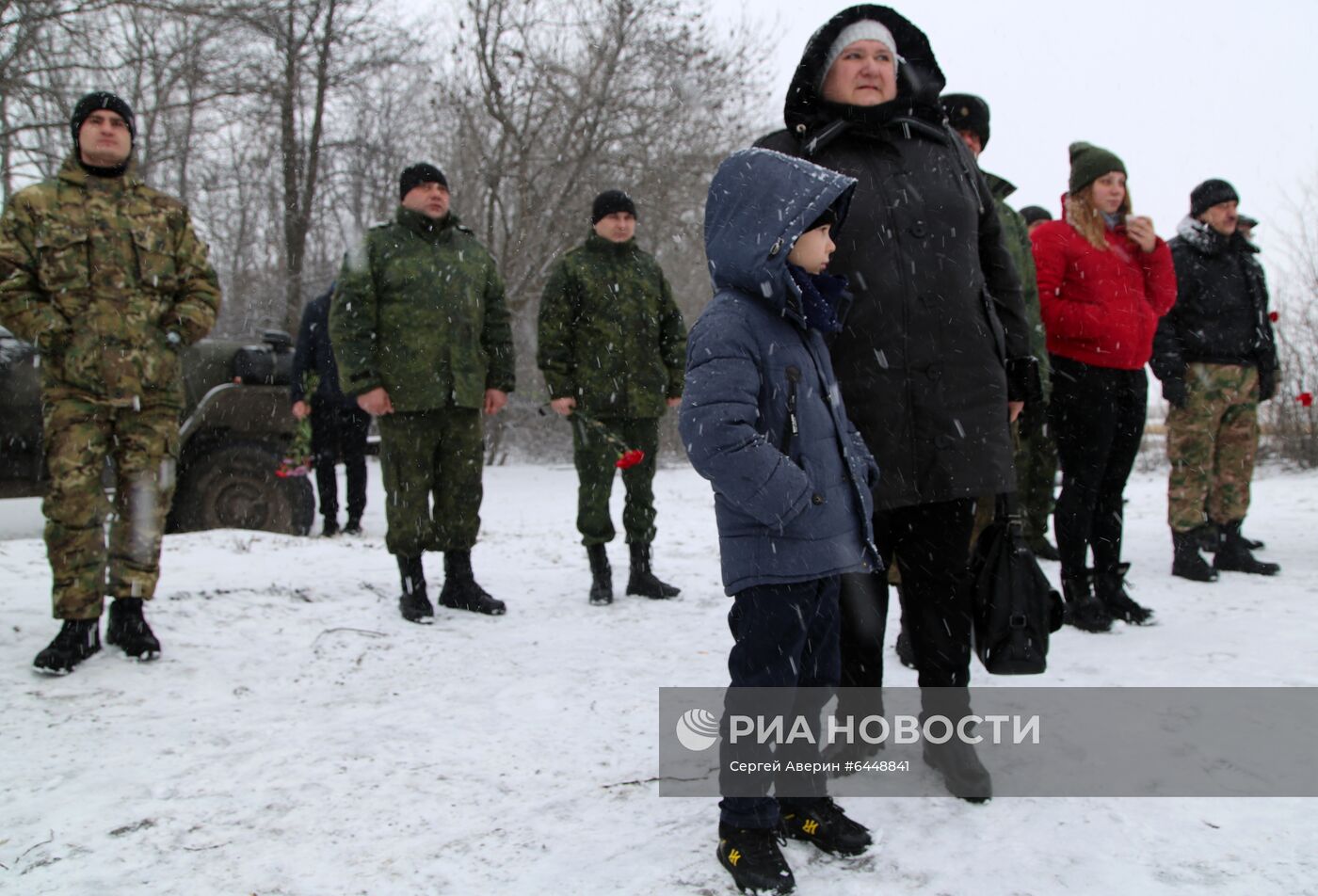 Памятный митинг в честь начала освобождения Углегорска от украинских войск