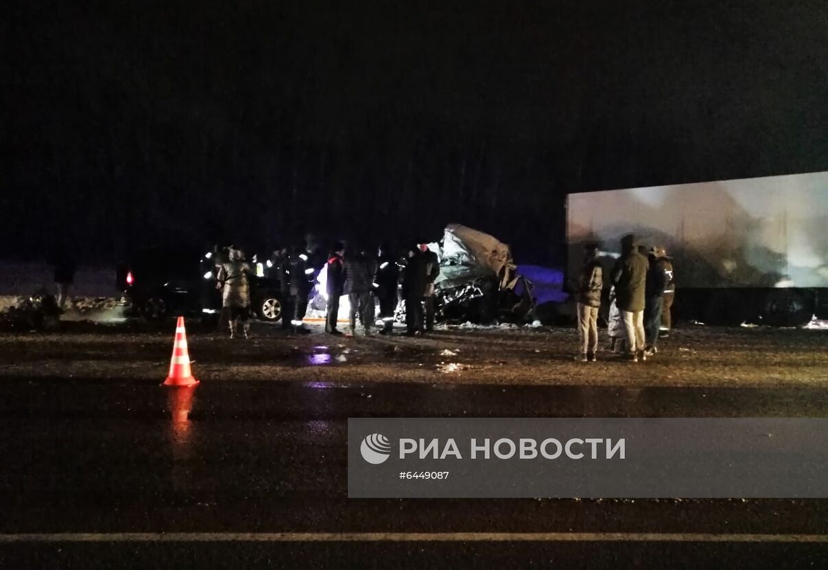 ДТП с микроавтобусом в Самарской области