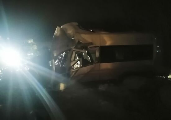 ДТП с микроавтобусом в Самарской области