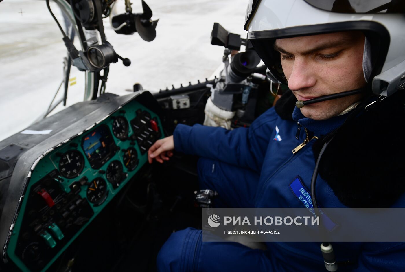 Тренировочные полеты на вертолетах летчиков ЦВО