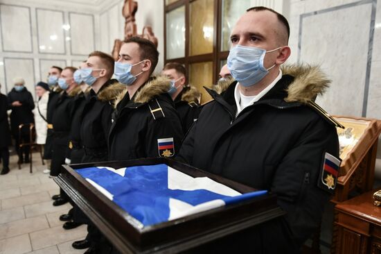 Принятие корабля "Грайворон" в состав Черноморского флота