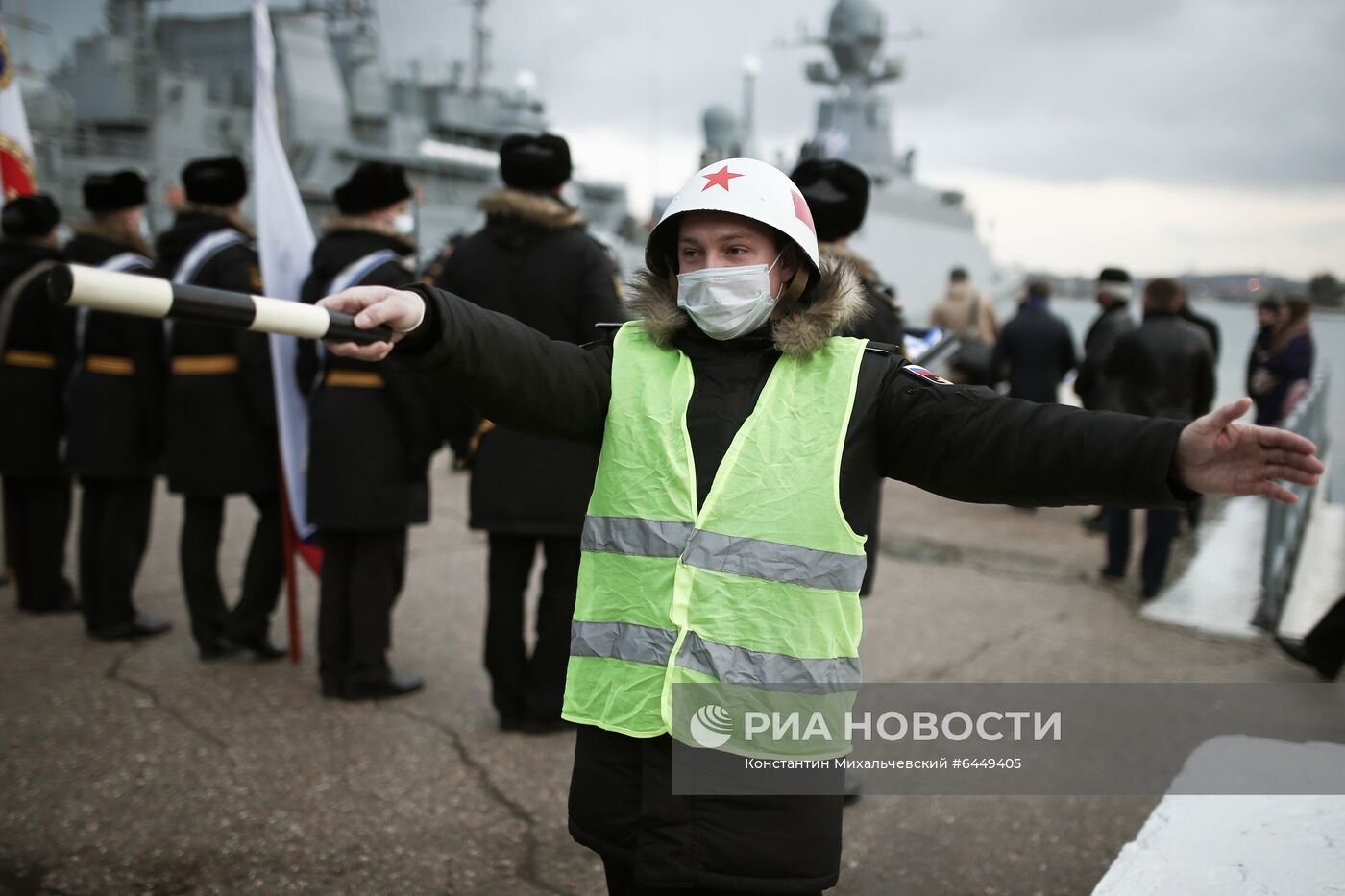 Принятие корабля "Грайворон" в состав Черноморского флота