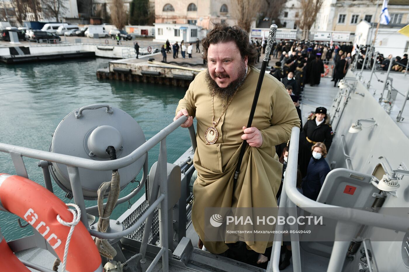 Принятие корабля "Грайворон" в состав Черноморского флота