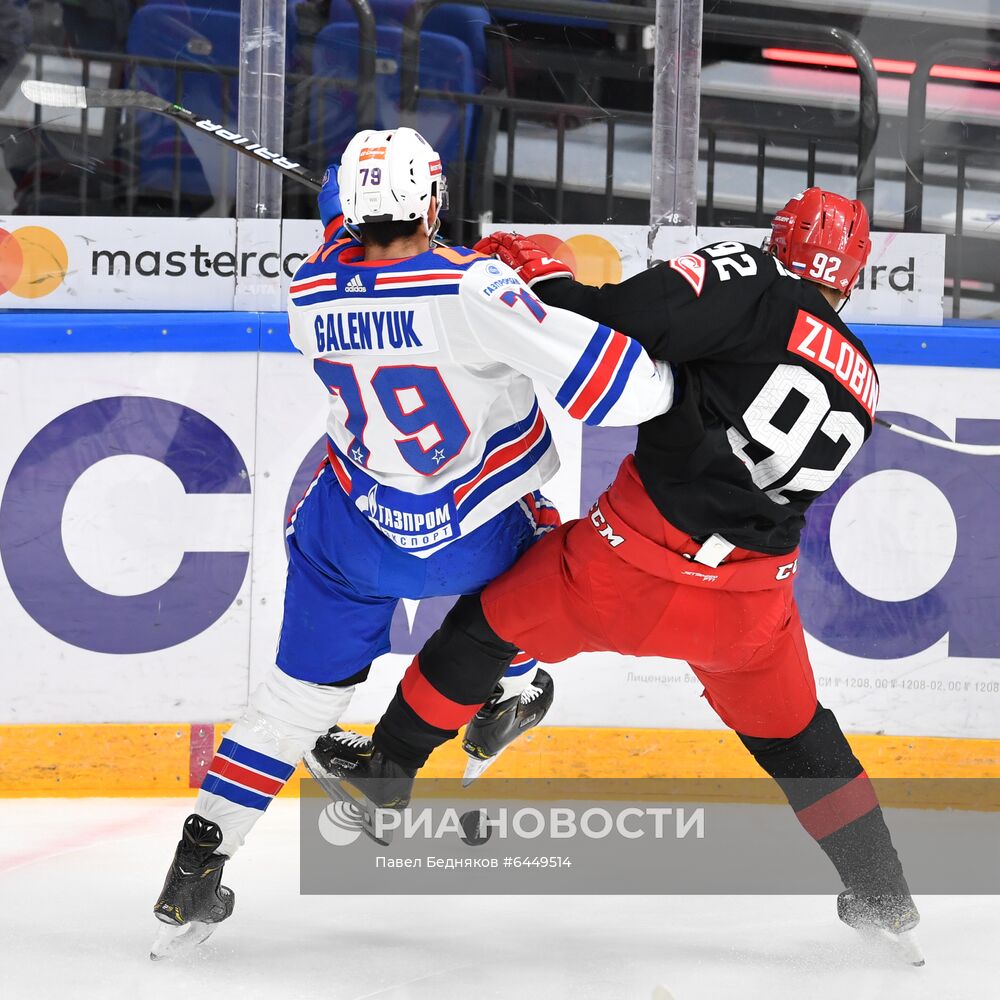 Хоккей. КХЛ. Матч "Спартак" — СКА