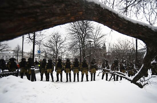 Несанкционированные акции протеста сторонников А. Навального