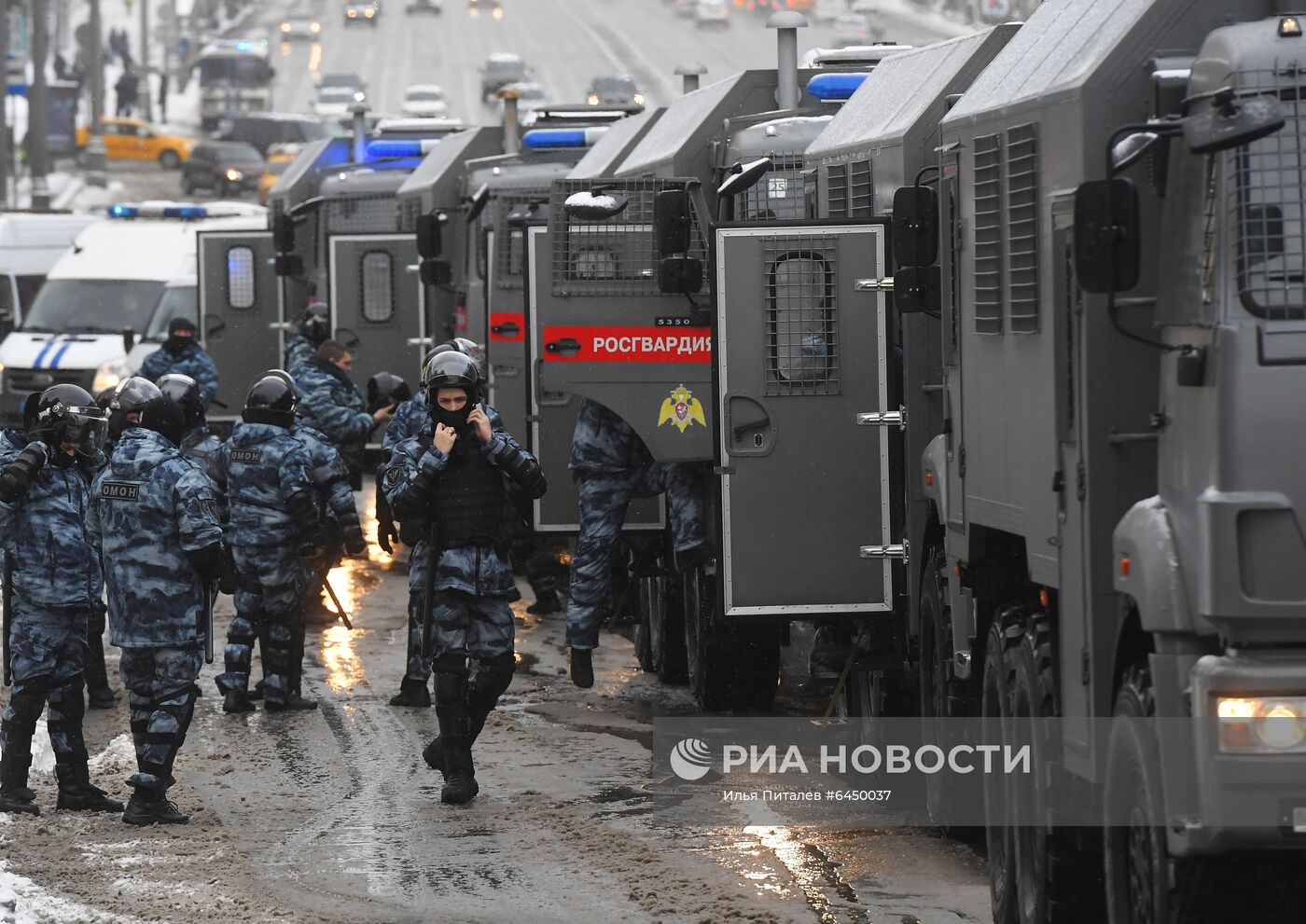 Несанкционированные акции протеста сторонников А. Навального