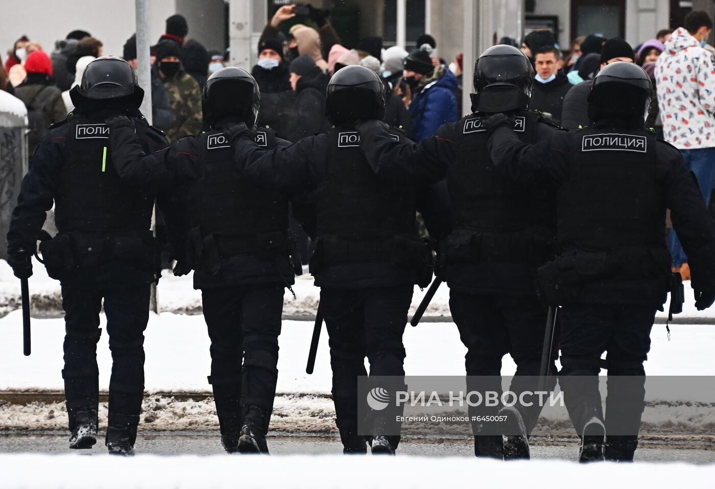 Несанкционированные акции протеста сторонников А. Навального