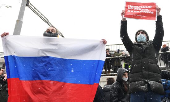 Несанкционированные акции протеста сторонников А. Навального