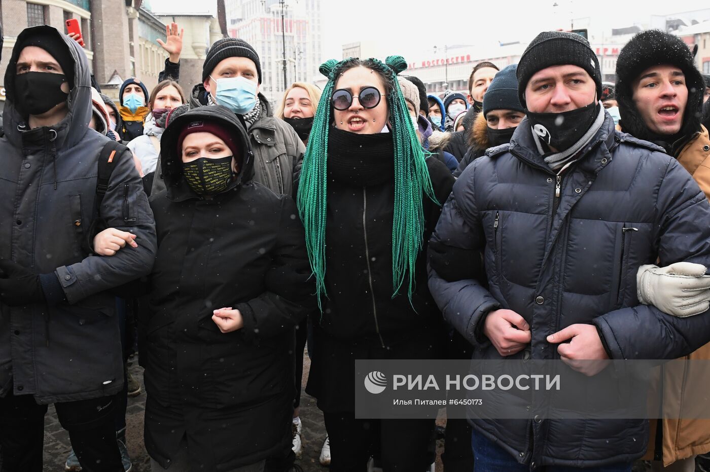 Несанкционированные акции протеста сторонников А. Навального