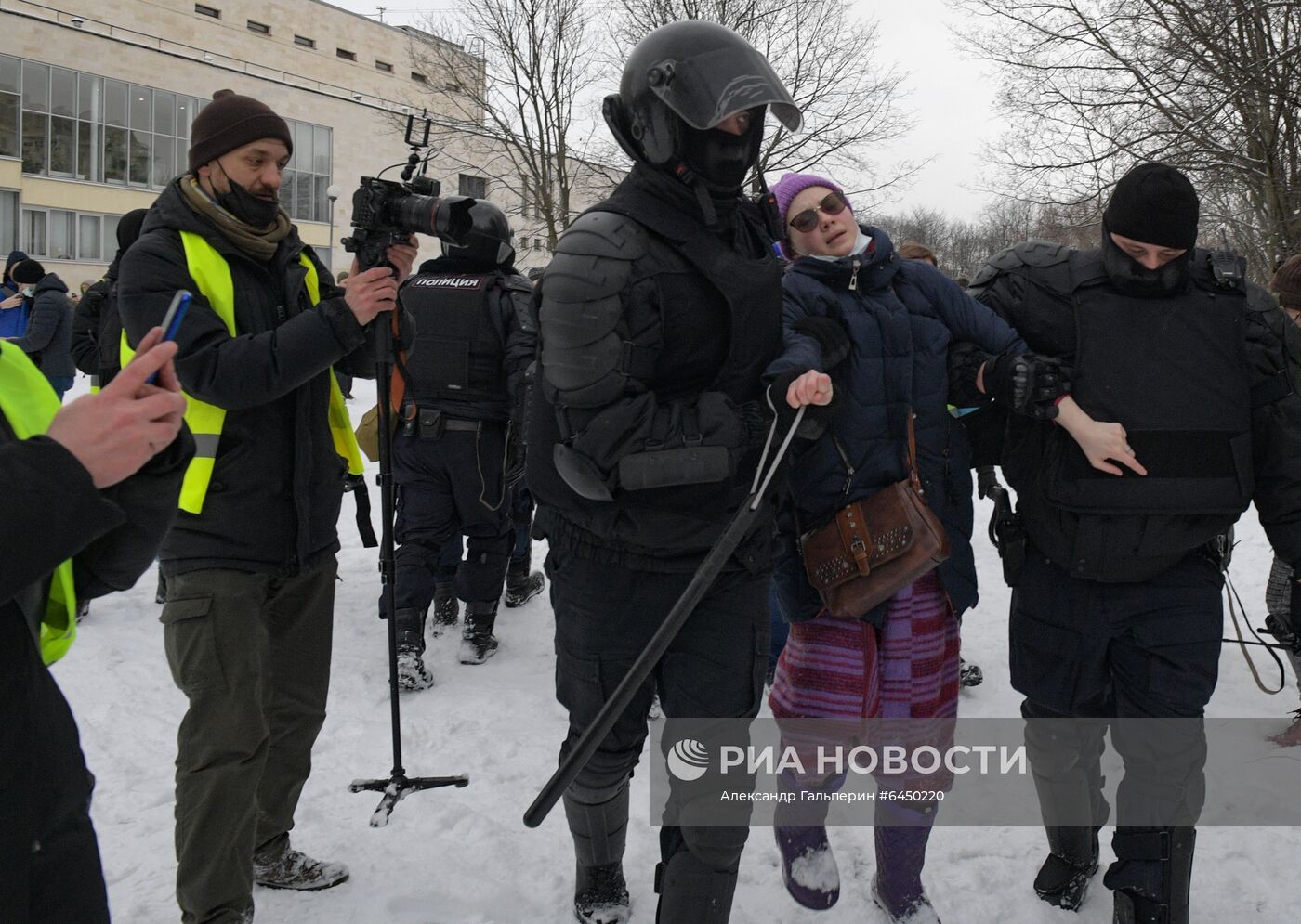 Несанкционированные акции протеста сторонников А. Навального