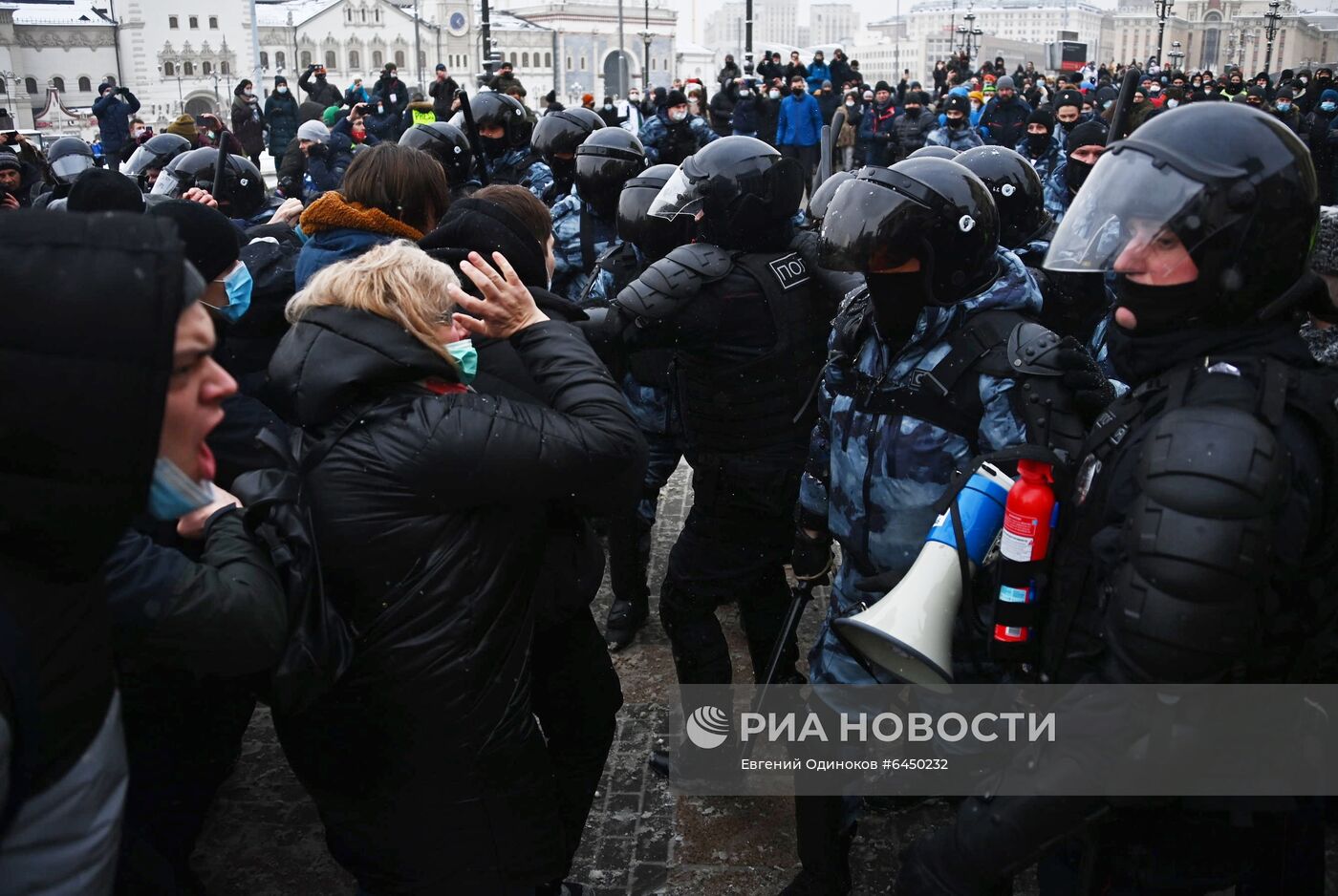 Несанкционированные акции протеста сторонников А. Навального