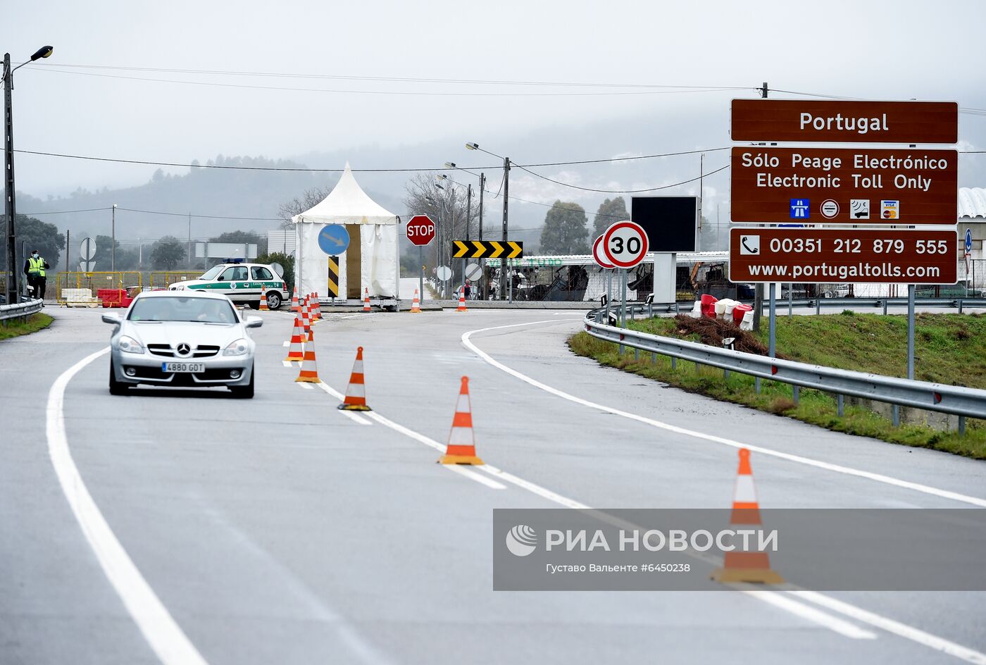 Закрытие границ между Португалией и Испанией