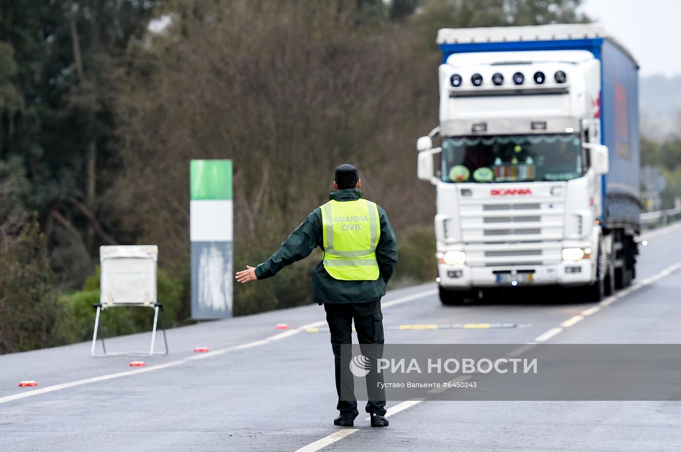 Закрытие границ между Португалией и Испанией