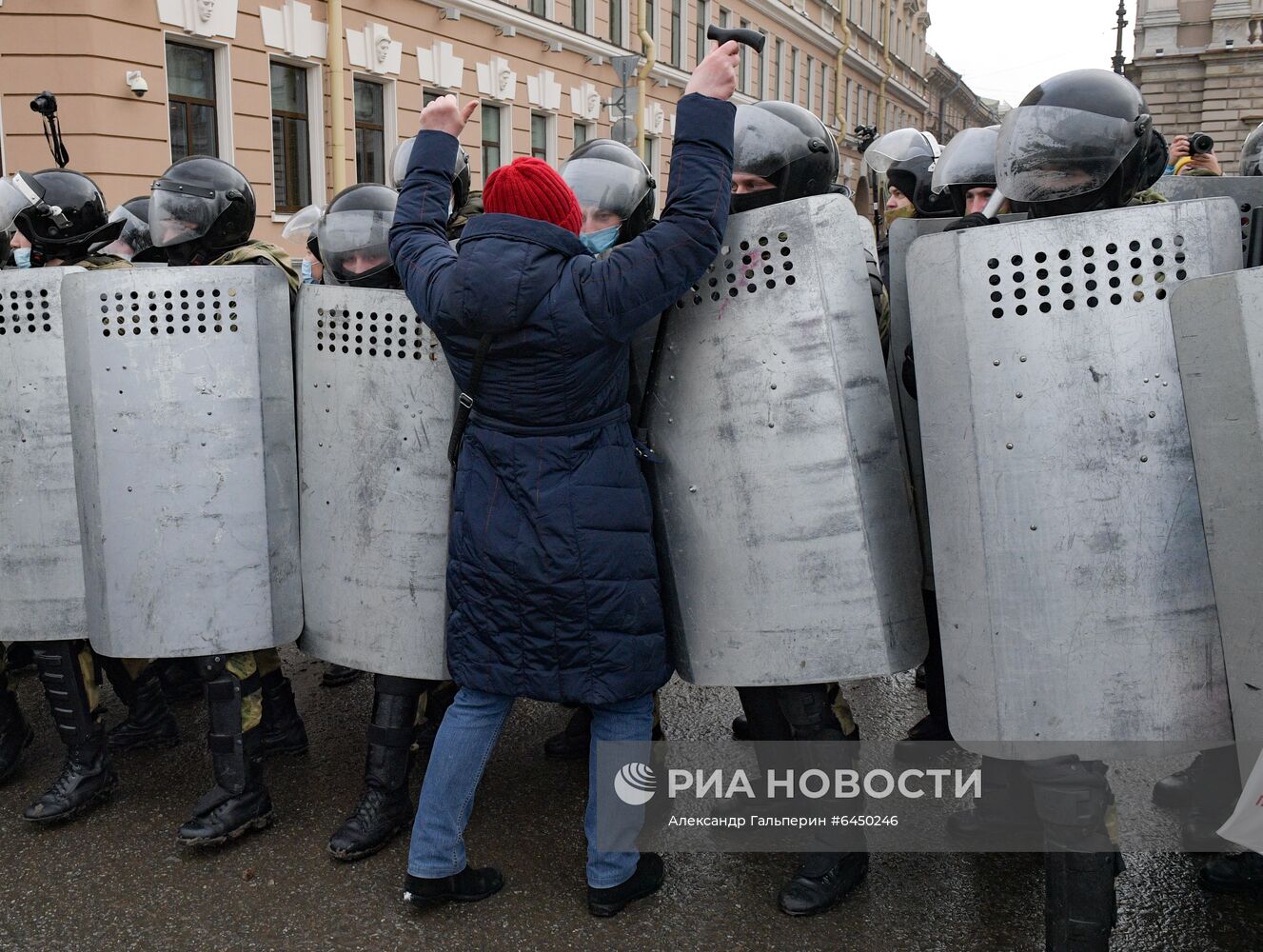 Несанкционированные акции протеста сторонников А. Навального