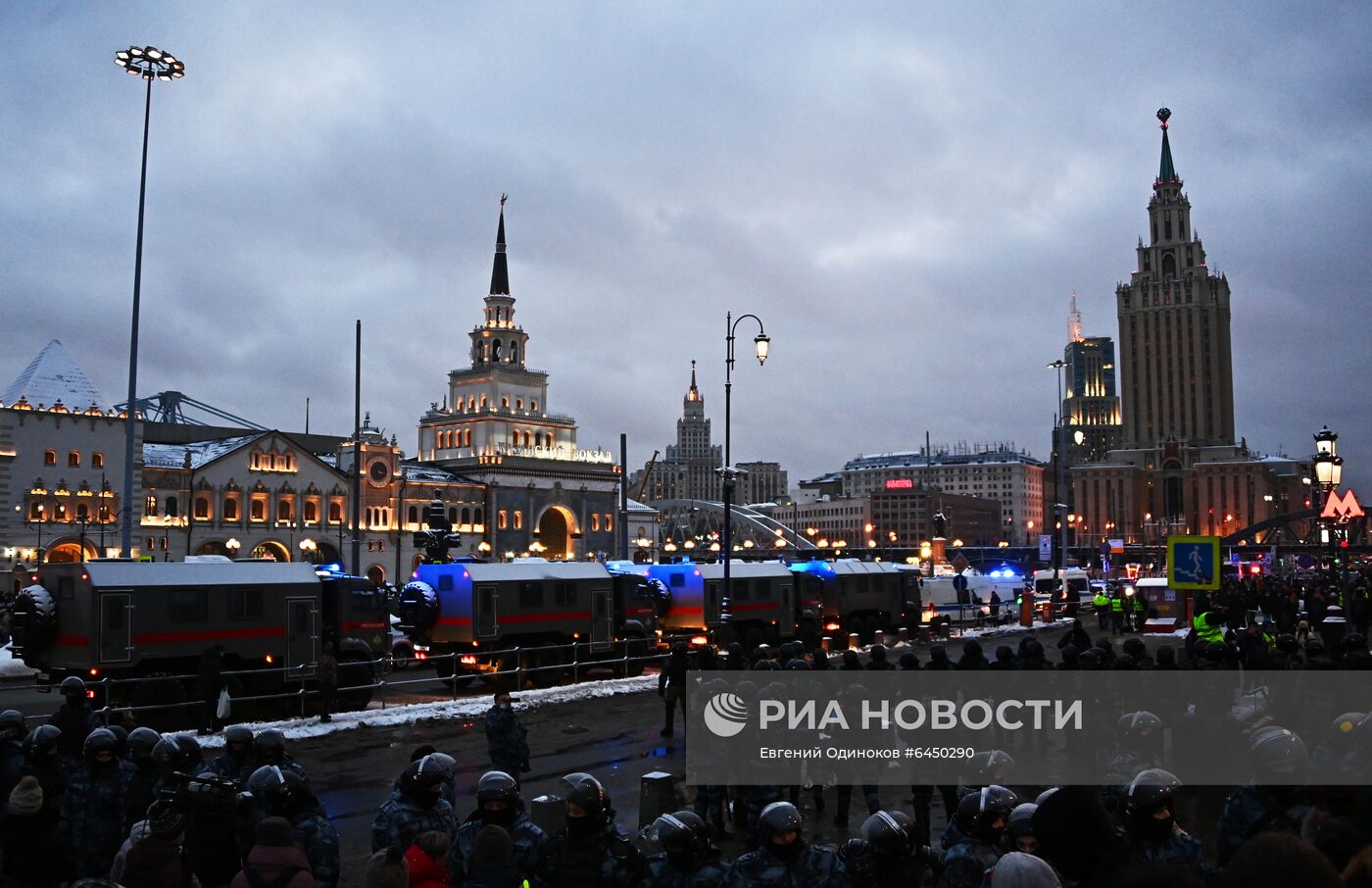 Несанкционированные акции протеста сторонников А. Навального