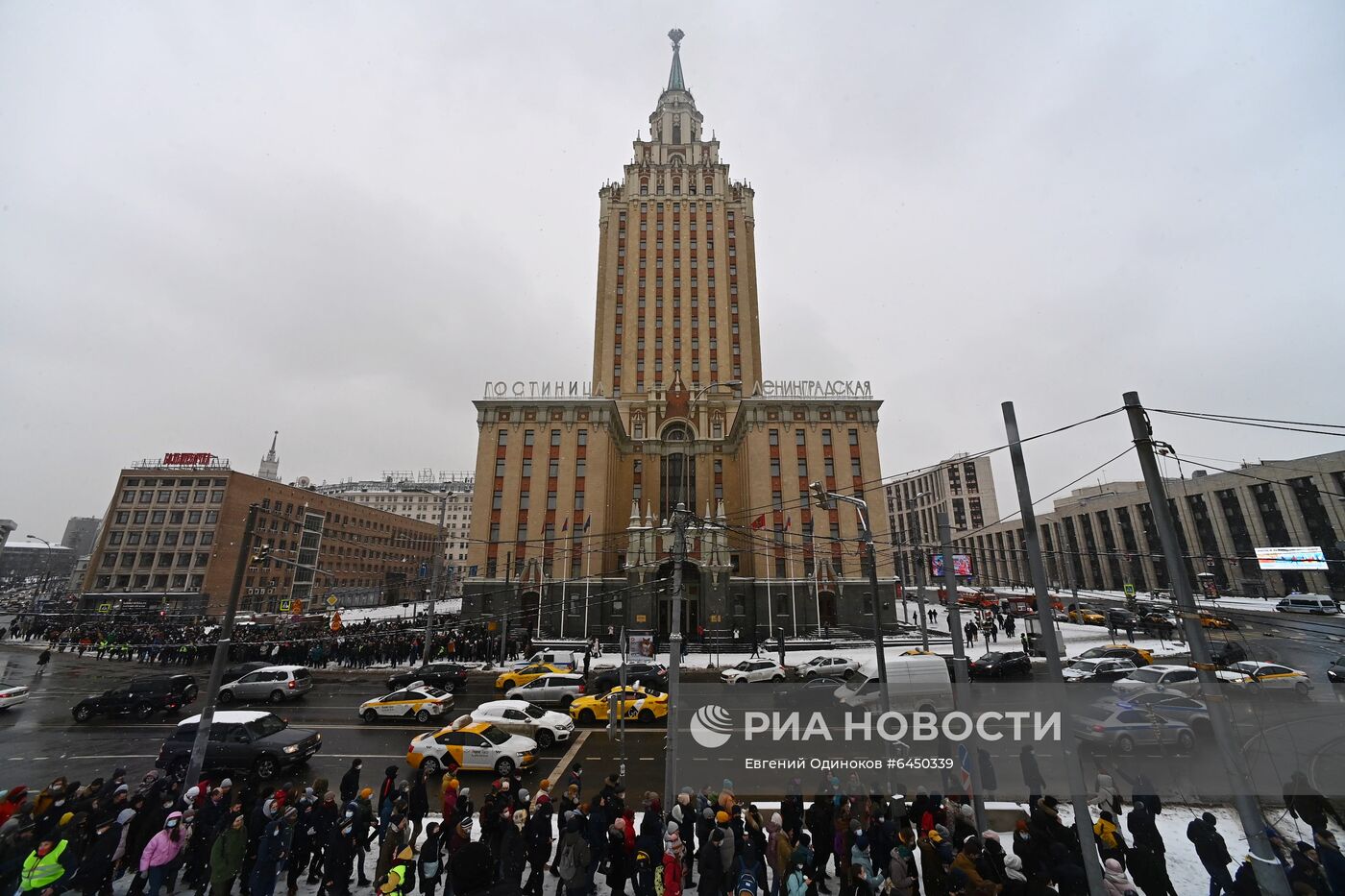 Несанкционированные акции протеста сторонников А. Навального