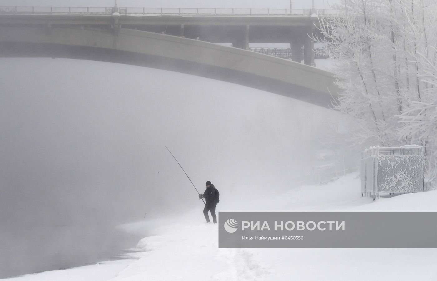 Мороз в Красноярске