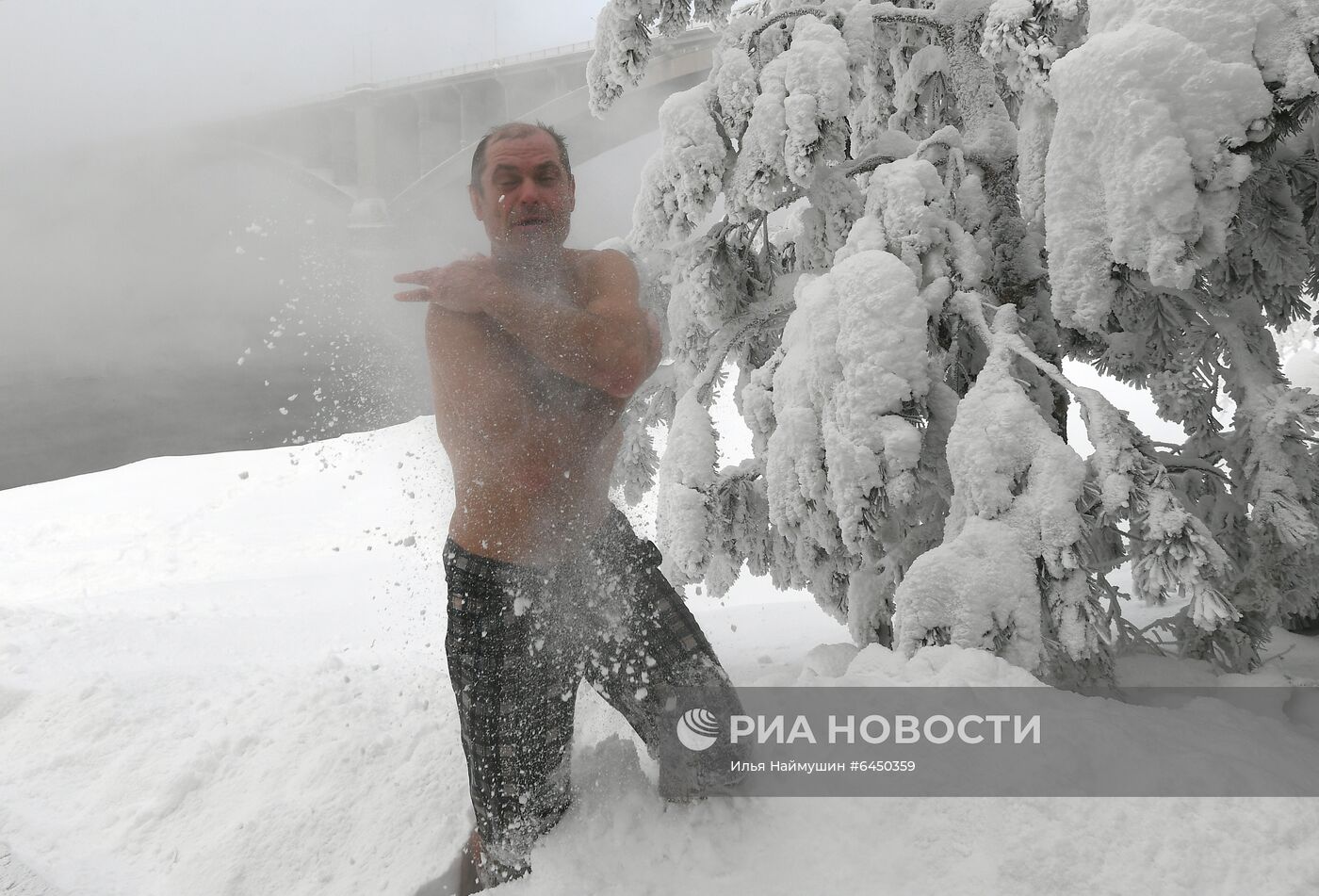 Мороз в Красноярске