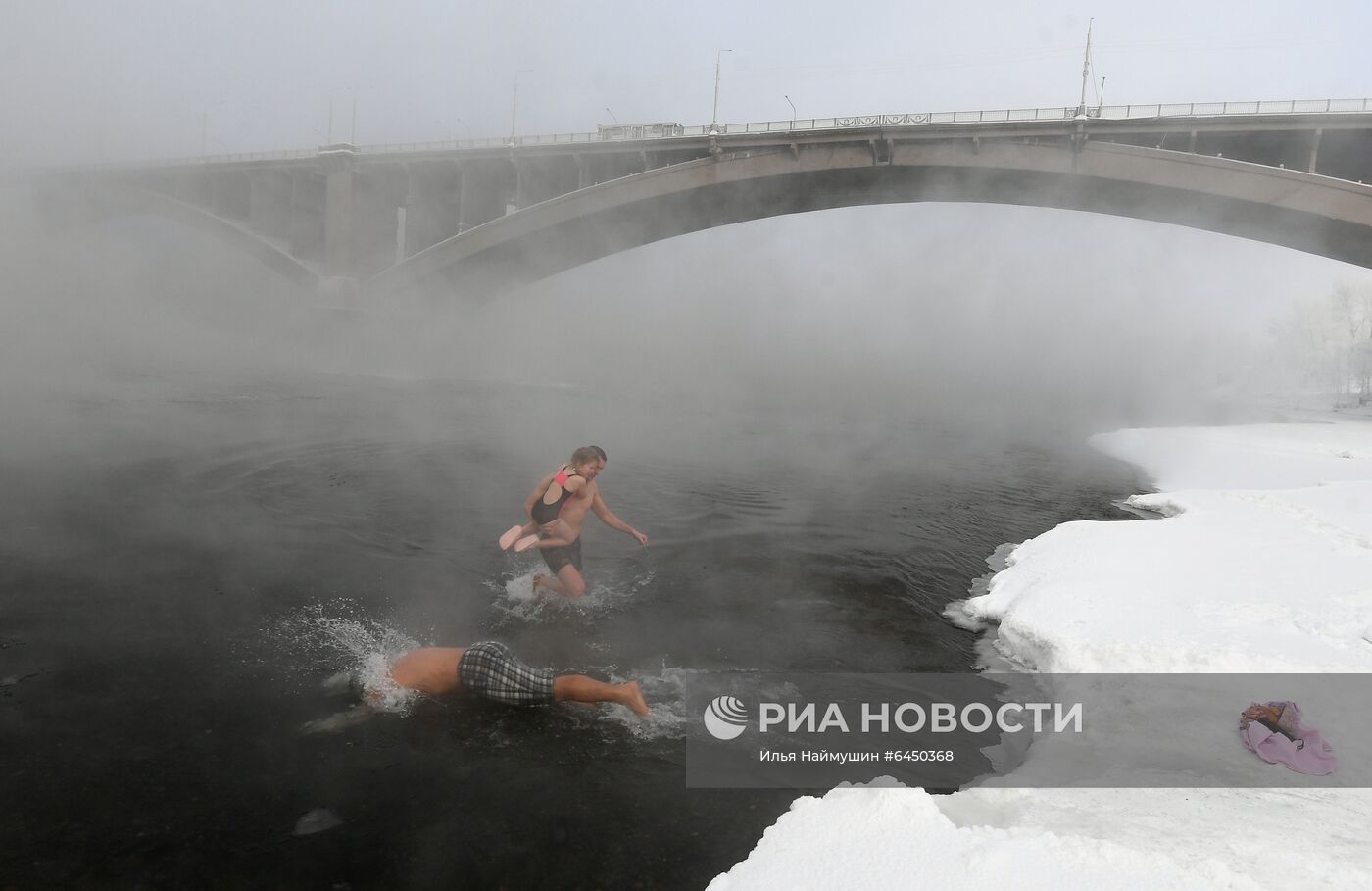 Мороз в Красноярске