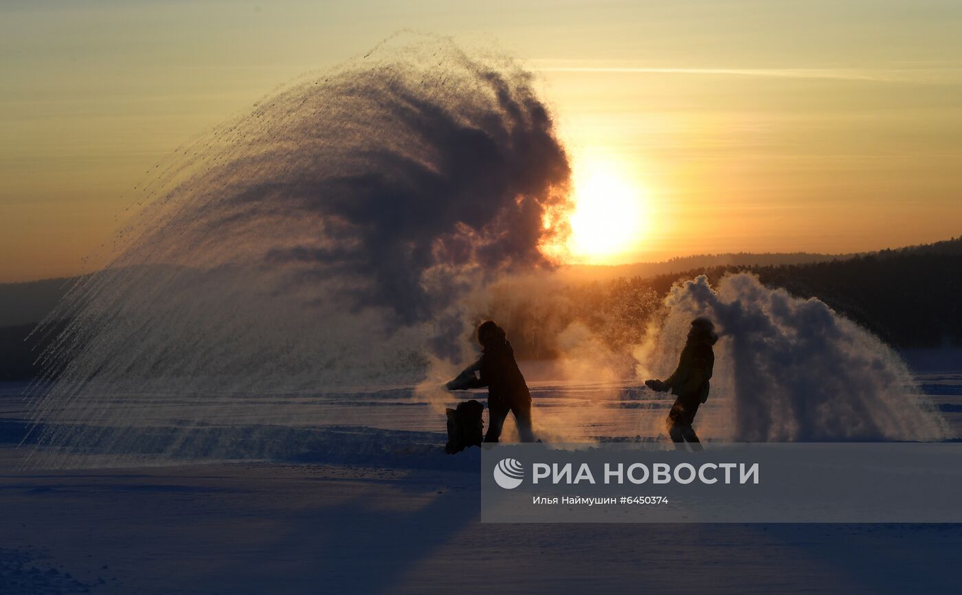 Мороз в Красноярске