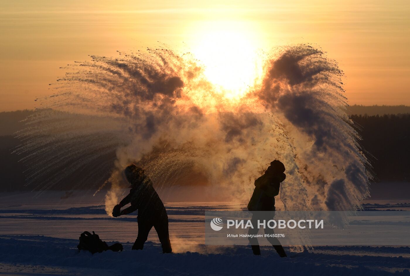 Мороз в Красноярске