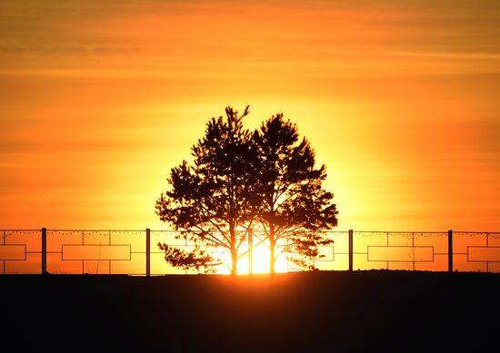 Мороз в Красноярске