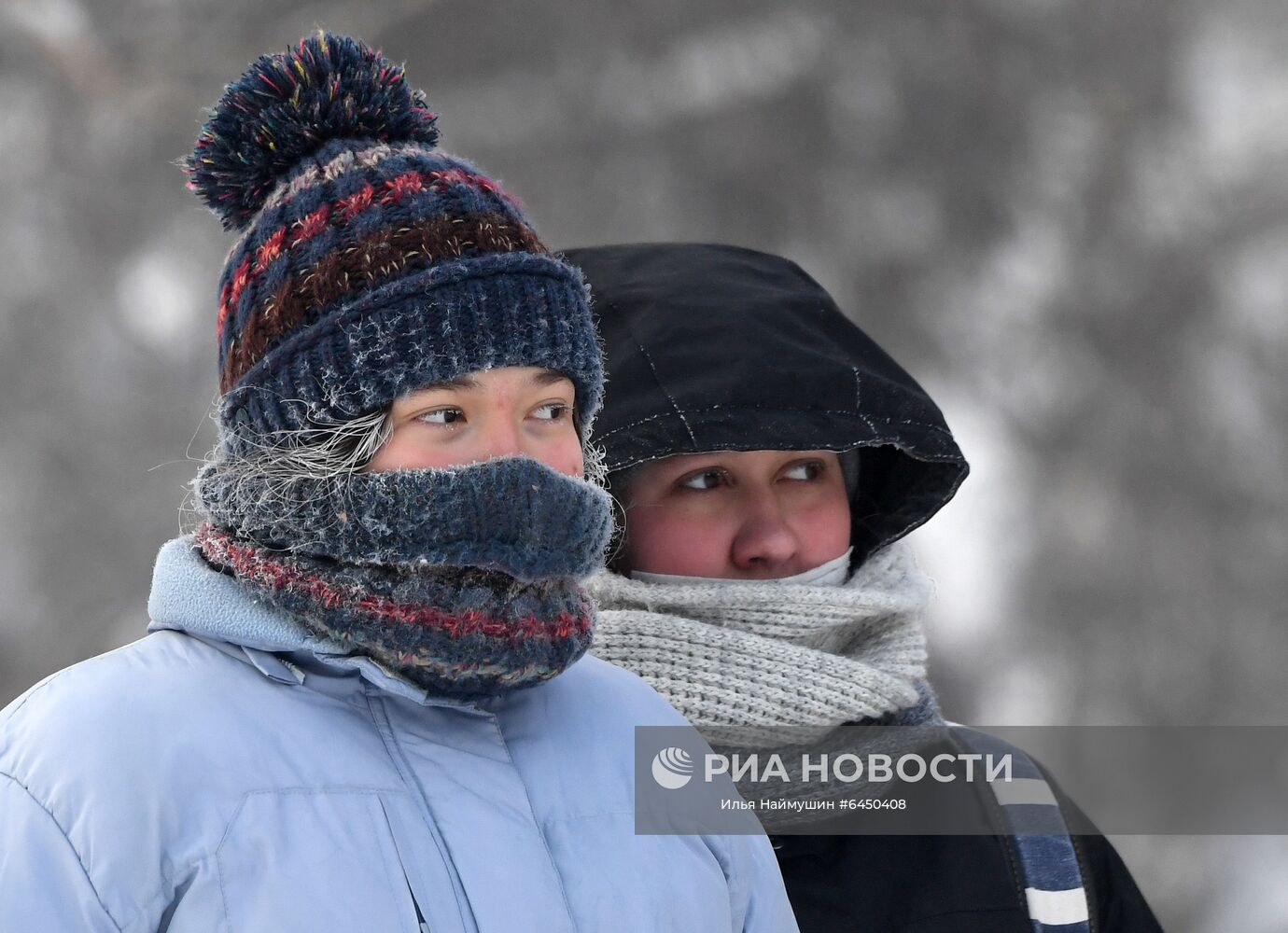 Мороз в Красноярске