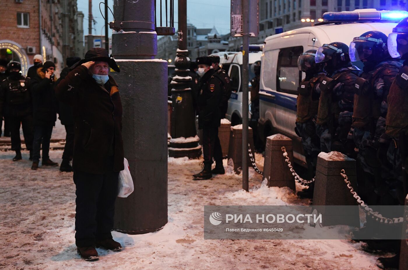 Несанкционированные акции протеста сторонников А. Навального