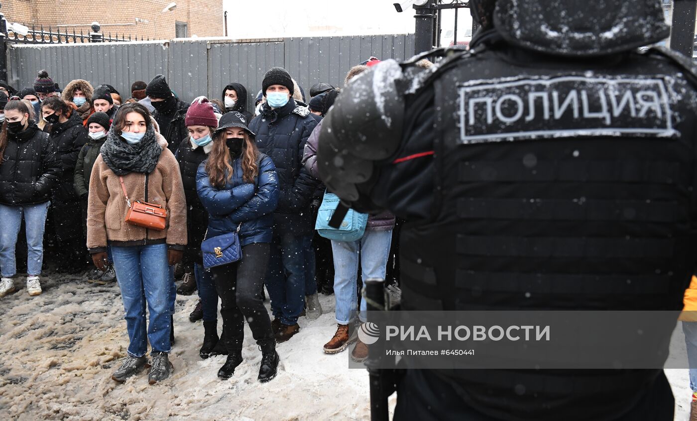 Несанкционированные акции протеста сторонников А. Навального