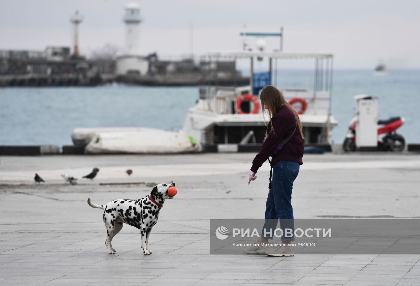 Ялта в феврале