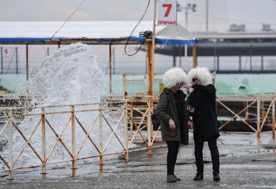 Ялта в феврале