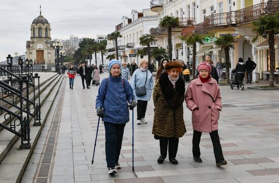 Ялта в феврале