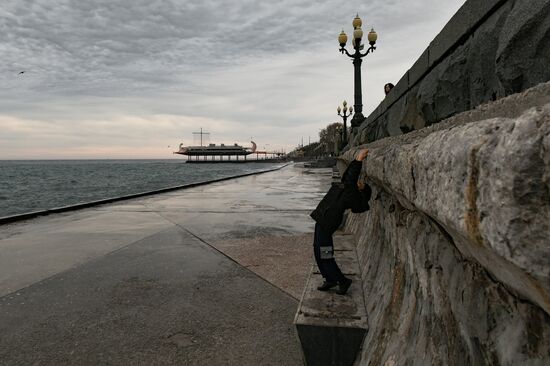 Ялта в феврале