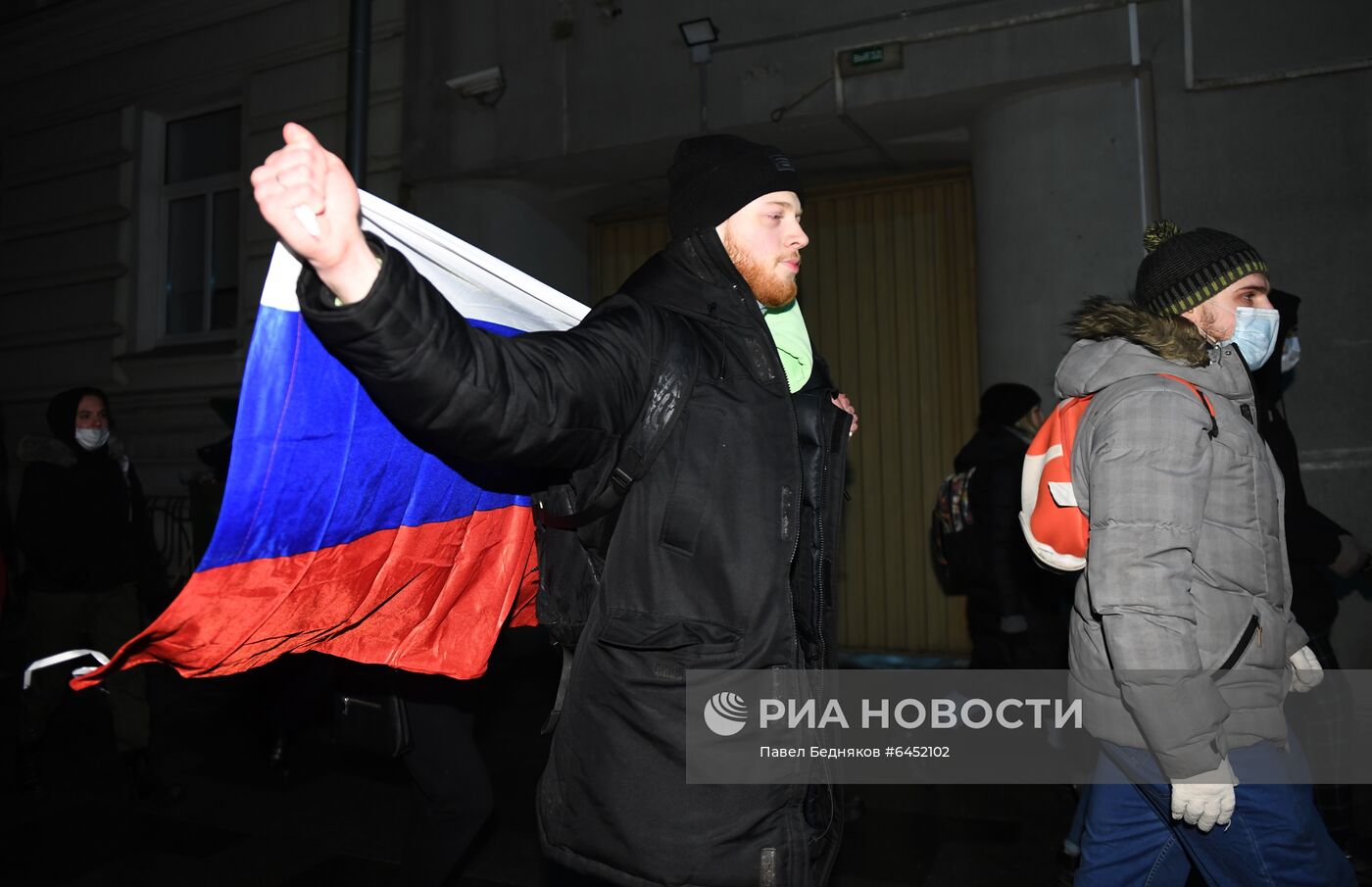 Несанкционированная акция сторонников А. Навального