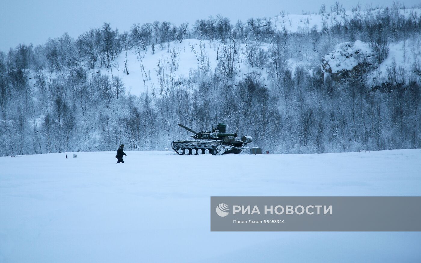 Учение мотострелковой бригады Северного флота в Мурманской области