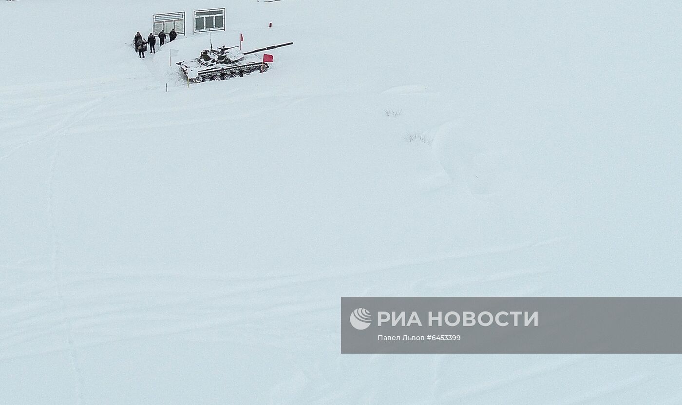 Учение мотострелковой бригады Северного флота в Мурманской области