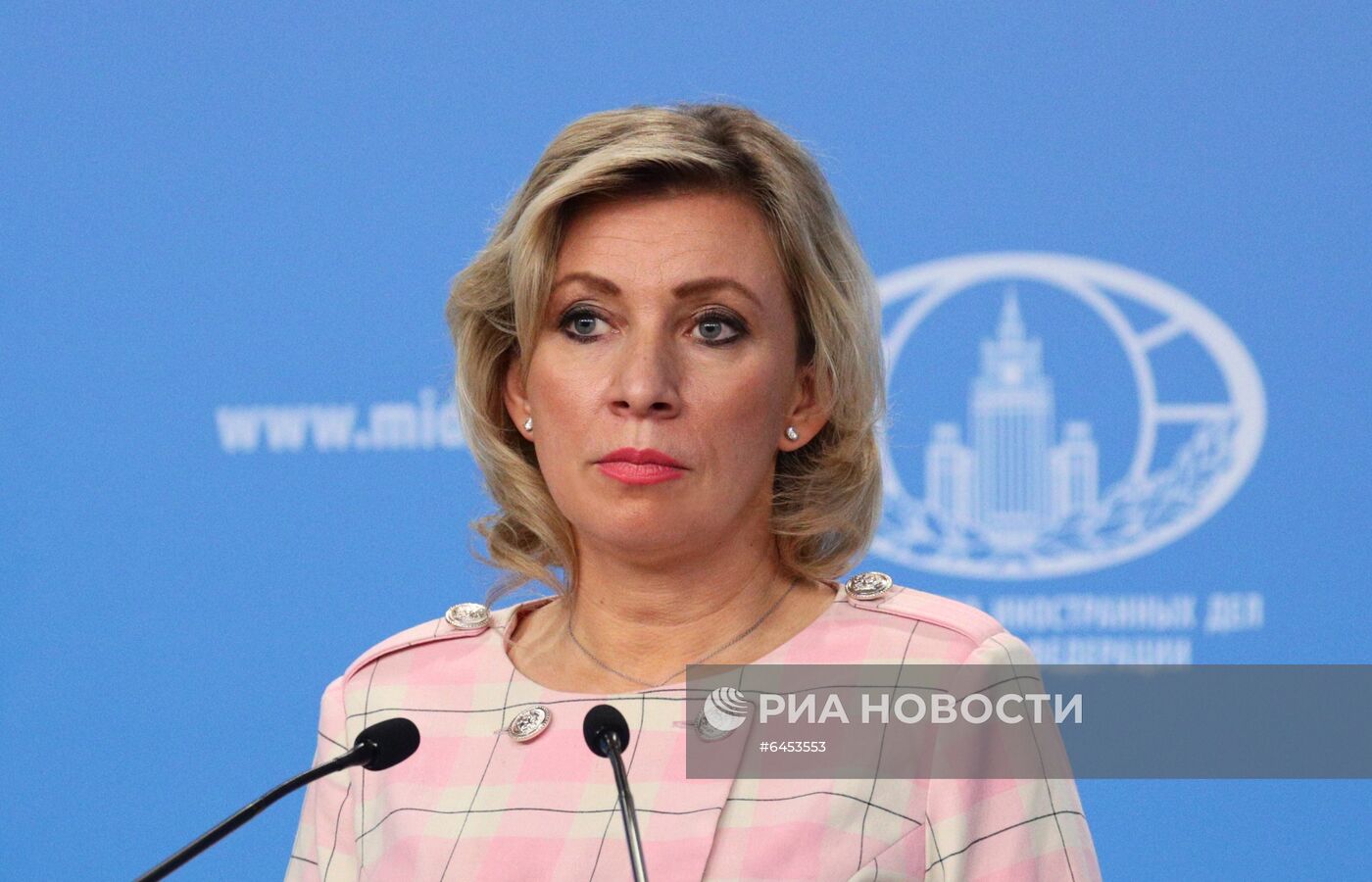 Брифинг официального представителя МИД России М. Захаровой 
