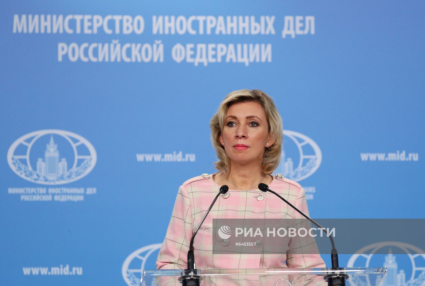 Брифинг официального представителя МИД России М. Захаровой