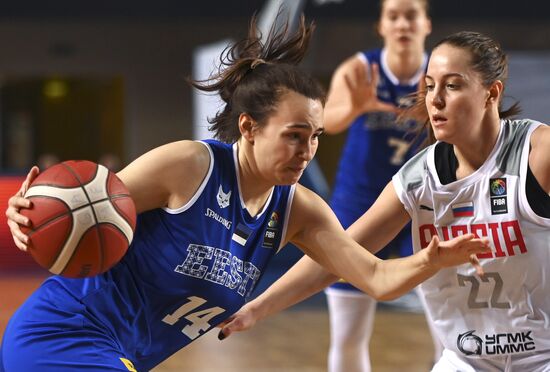 Баскетбол. Женщины. Квалификация Евробаскета-2021. Матч Россия – Эстония 