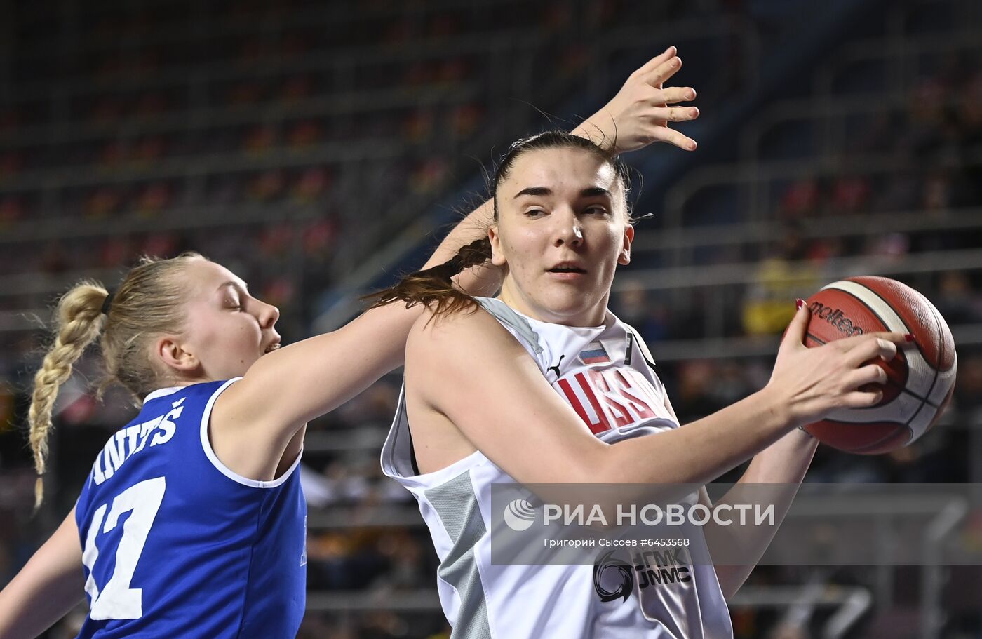 Баскетбол. Женщины. Квалификация Евробаскета-2021. Матч Россия – Эстония 