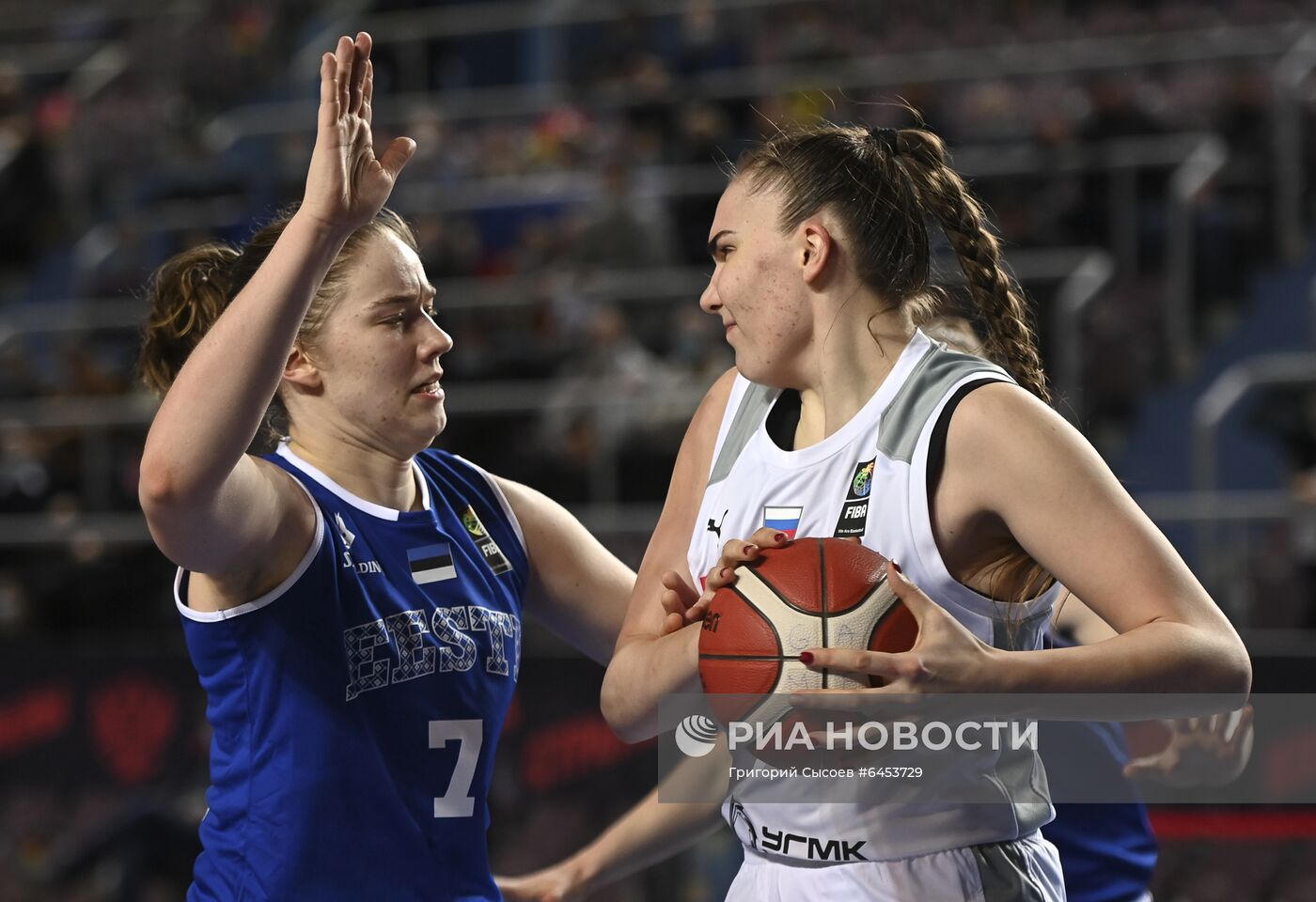 Баскетбол. Женщины. Квалификация Евробаскета-2021. Матч Россия – Эстония 