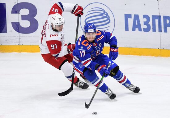 Хоккей. КХЛ. Матч СКА – "Локомотив"