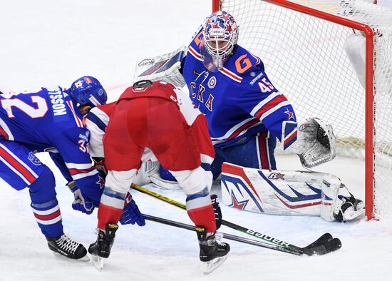 Хоккей. КХЛ. Матч СКА – "Локомотив"