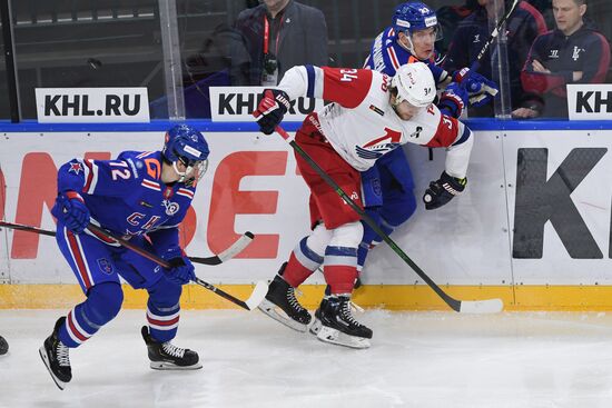 Хоккей. КХЛ. Матч СКА – "Локомотив"